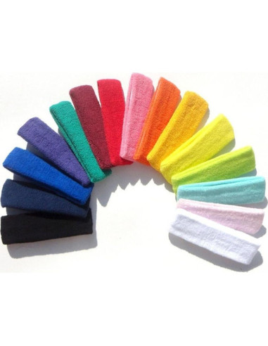 Banda Deportiva Yeshan 12 Paquetes Algodón 5cm Ancho