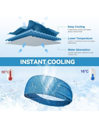 Cintas de Enfriamiento Sukeen para Mujeres - Antideslizantes y Elásticas