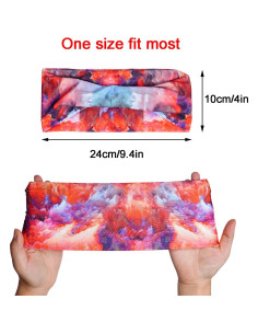 8 Diademas Antideslizantes obmwang para Sudor - Fitness Unisex 2