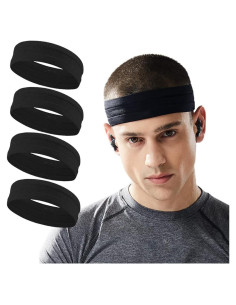 Cintas para el cabello Calbeing AKSF09, 4 unidades, antideslizantes