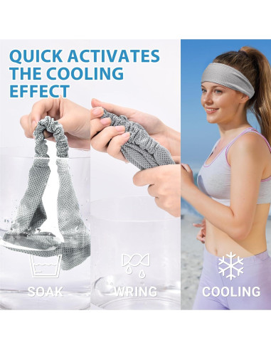 Cintas de Enfriamiento Sukeen para Mujeres - Antideslizantes y Elásticas