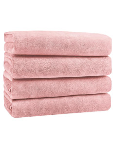 Toallas de baño GraceAier 4 unidades 71x142 cm Microfibra