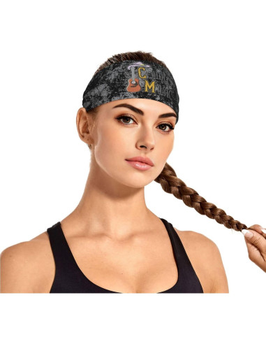 Diadema Antideslizante KYWSM para Yoga y Deporte - Negro