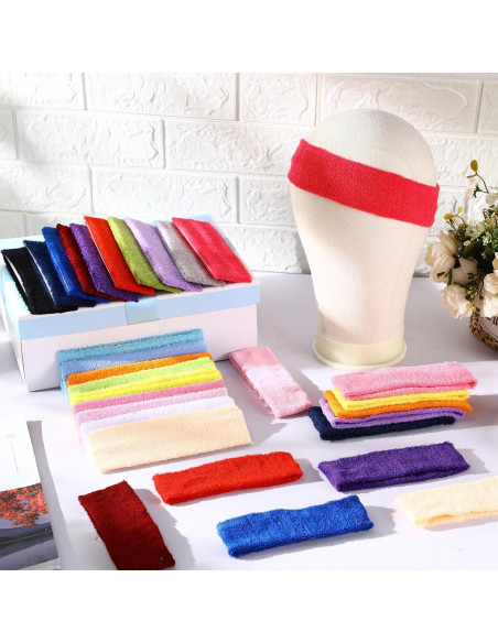 240 Bandas de Sudor Neón Jiuguva para Ejercicio Unisex