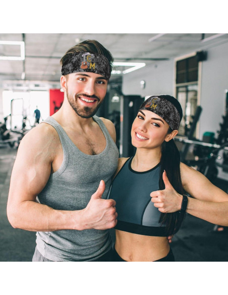 Diadema Antideslizante KYWSM para Yoga y Deporte - Negro