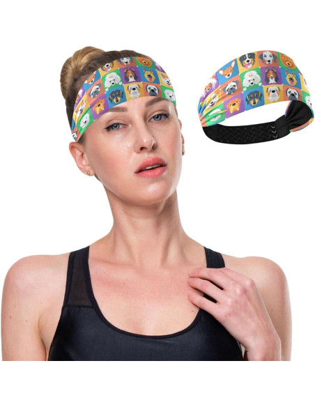 Diadema Antideslizante OTVEE para Mujeres - Fitness y Yoga