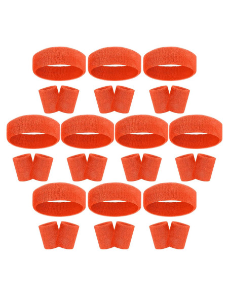 Conjunto de 30 Muñequera y Diademas Samoyee Neón Deportivas