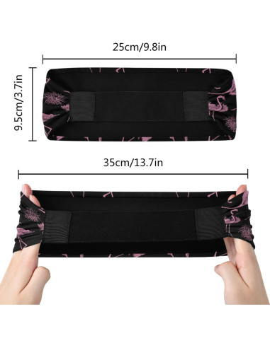 Diadema Vintage Flamenco Rosa OTVEE para Fitness y Yoga