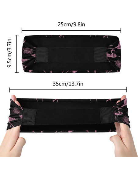 Diadema Vintage Flamenco Rosa OTVEE para Fitness y Yoga