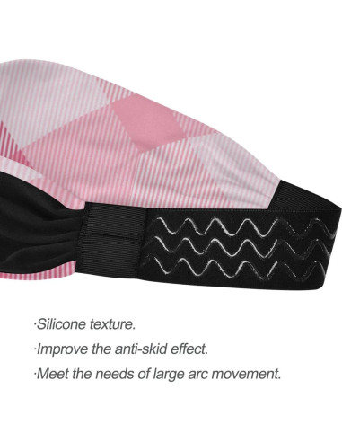 Diadema OTVEE Rosa para Mujeres - Fitness y Yoga, Antideslizante