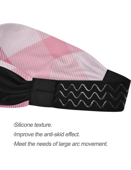 Diadema OTVEE Rosa para Mujeres - Fitness y Yoga, Antideslizante