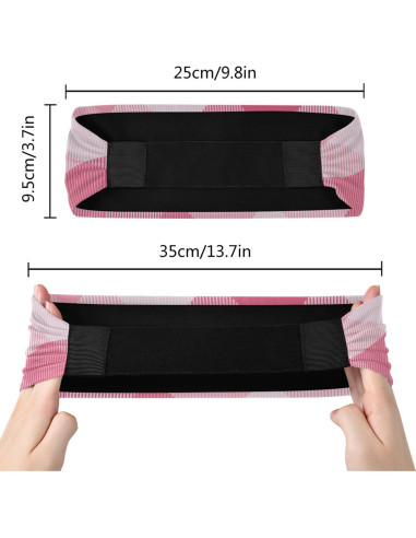 Diadema OTVEE Rosa para Mujeres - Fitness y Yoga, Antideslizante