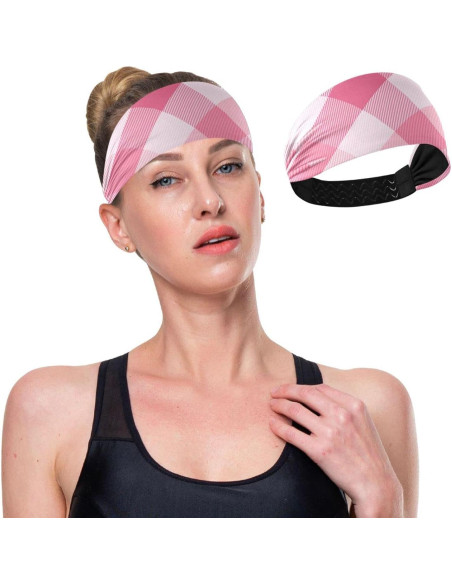 Diadema OTVEE Rosa para Mujeres - Fitness y Yoga, Antideslizante