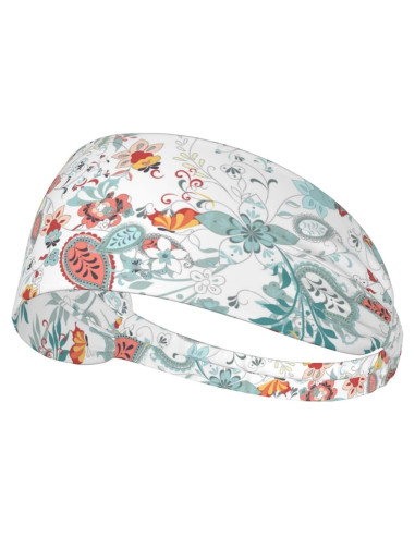Diadema Elástica Boho Floral Genérico para Yoga y Fitness