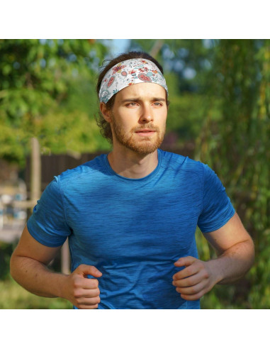 Diadema Elástica Boho Floral Genérico para Yoga y Fitness