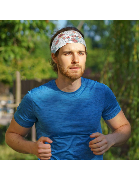 Diadema Elástica Boho Floral Genérico para Yoga y Fitness Diadema Elástica Boho Floral Genérico para Yoga y Fitness