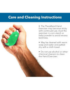 Ejercitador de Mano THERABAND 2.5" Verde Mediana 2.27 kg 2