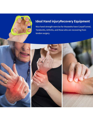 Fortalecedor de Agarre de Mano CQSYWQING 6 PCS Silicona