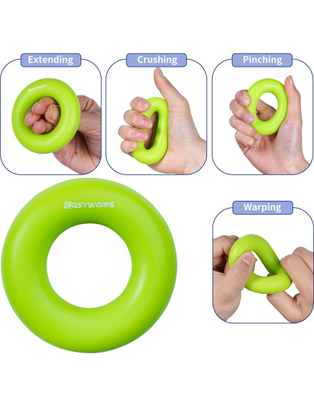 Fortalecedor de Agarre de Mano CQSYWQING 6 PCS Silicona