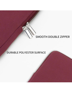 Funda para Laptop RAINYEAR 13" con Bolsa Accesorios Rojo 2