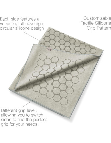 Toalla de Yoga Agoy Gecko Touch - Microfibra Antideslizante 182x67 cm