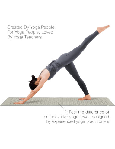 Toalla de Yoga Agoy Gecko Touch - Microfibra Antideslizante 182x67 cm