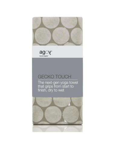 Toalla de Yoga Agoy Gecko Touch - Microfibra Antideslizante 182x67 cm