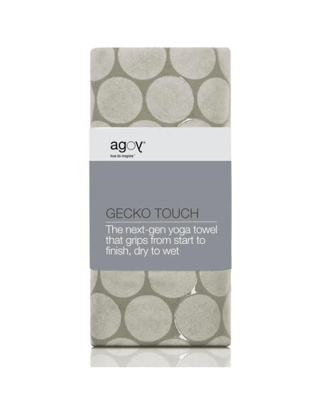 Toalla de Yoga Agoy Gecko Touch - Microfibra Antideslizante 182x67 cm
