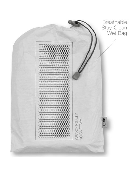 Toalla de Yoga Agoy Gecko Touch - Microfibra Antideslizante 182x67 cm