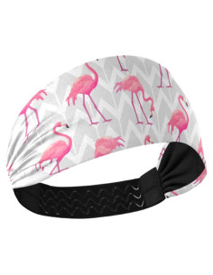 Diadema de Yoga OTVEE Rosa para Mujeres, Antideslizante y Elástica