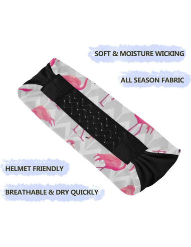 Diadema de Yoga OTVEE Rosa para Mujeres, Antideslizante y Elástica