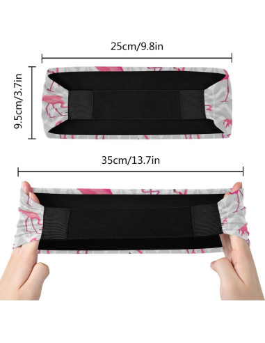 Diadema de Yoga OTVEE Rosa para Mujeres, Antideslizante y Elástica