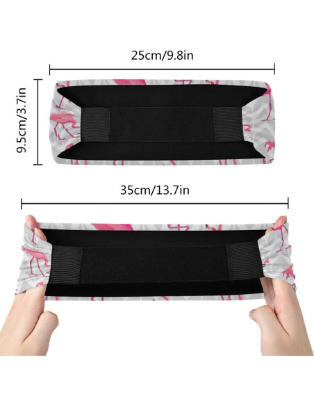 Diadema de Yoga OTVEE Rosa para Mujeres, Antideslizante y Elástica