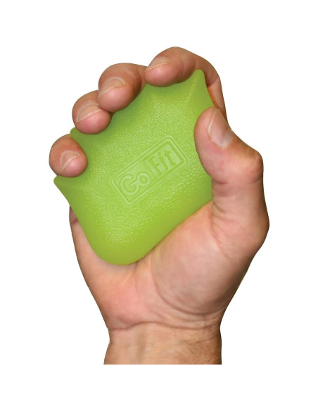 Agarre de Gel GoFit Medio para Fortalecimiento Verde
