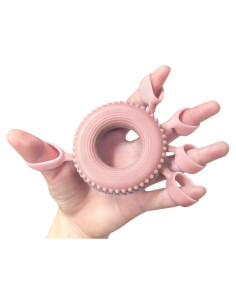 Ejercitador de Mano y Dedo Ocdin 2-en-1 de Silicona Rosa