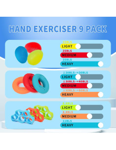 Conjunto de Bar y Fortalecedores de Dedos DICYWUDI 13 Piezas 2