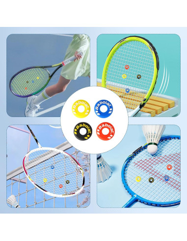 16 Amortiguadores de Vibración para Raqueta de Tenis PKRFCJ