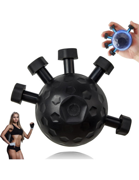 Fortalecedor de Agarre de Dedos GZRnje Ajustable - Silicona