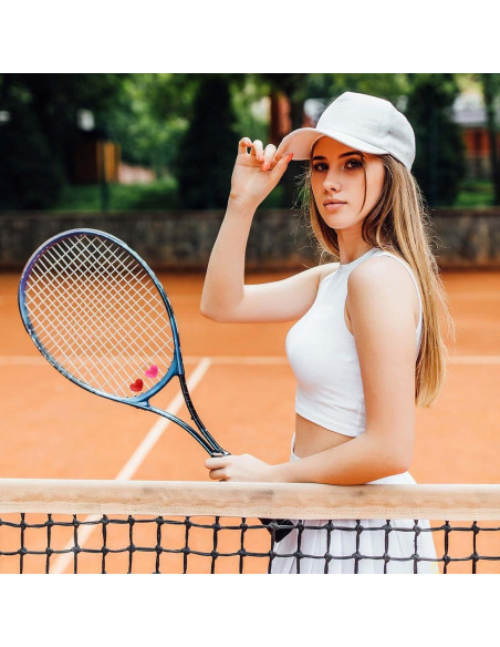 4 Amortiguadores de Raqueta de Tenis JIYIN Silicona Corazón