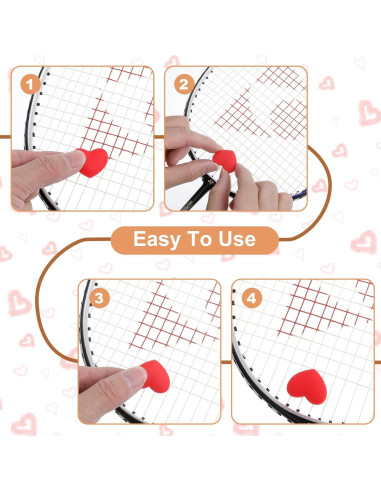 12 Amortiguadores de Choque Oruola para Raquetas de Tenis