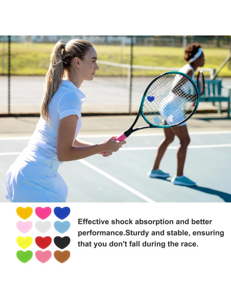 12 Amortiguadores de Choque Oruola para Raquetas de Tenis