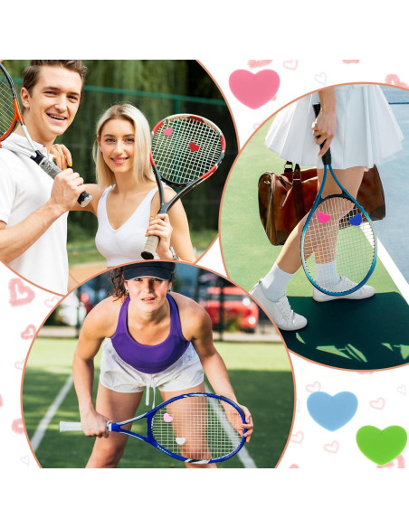 12 Amortiguadores de Choque Oruola para Raquetas de Tenis