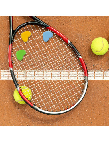 12 Amortiguadores de Choque Oruola para Raquetas de Tenis
