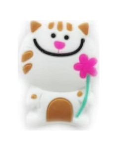 Amortiguador de Vibración para Raqueta de Tenis Jinshining Gatito Blanco