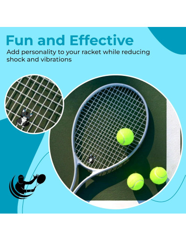 Amortiguador de Raqueta de Tenis TRESSIS Gris y Blanco x2