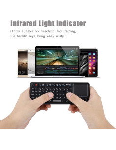 Teclado Inalámbrico Tosuny Ultra Mini con Touchpad USB 2