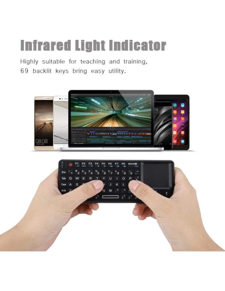 Teclado Inalámbrico Tosuny Ultra Mini con Touchpad USB