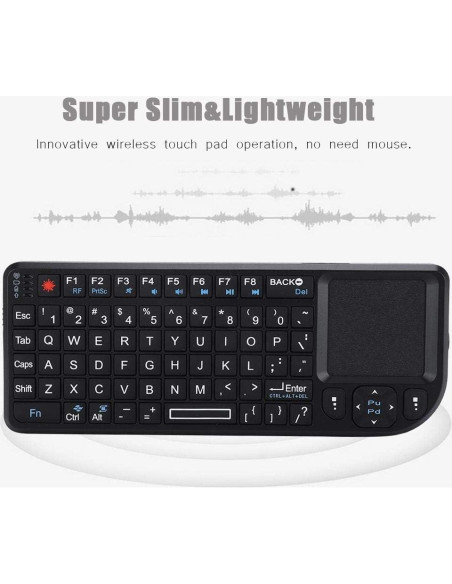 Teclado Inalámbrico Tosuny Ultra Mini con Touchpad USB