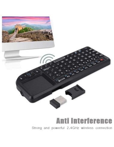 Teclado Inalámbrico Tosuny Ultra Mini con Touchpad USB