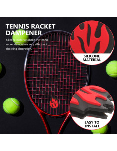 Amortiguadores de Vibración Kisangel para Raquetas de Tenis - 6 Piezas 2